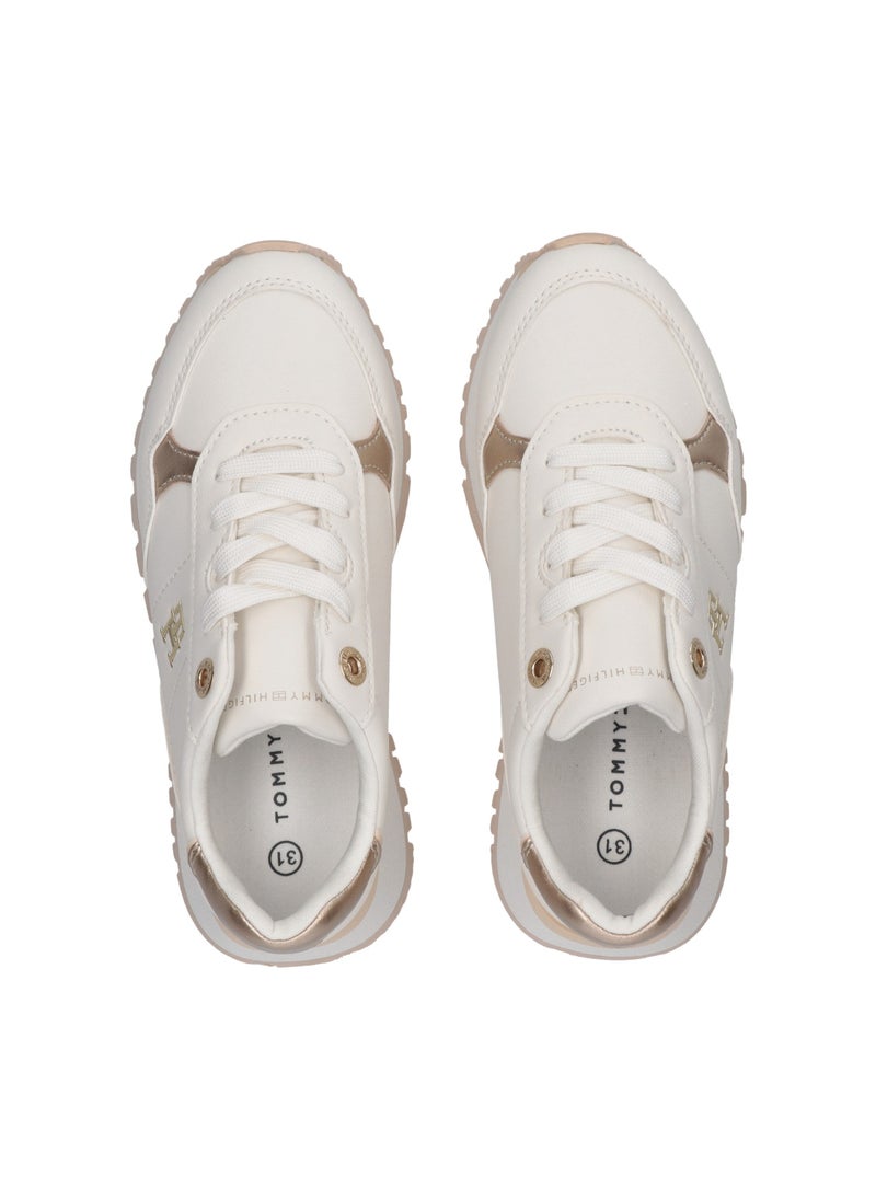 TOMMY HILFIGER Kids Lace Up Low Top Sneakers  - Image 3