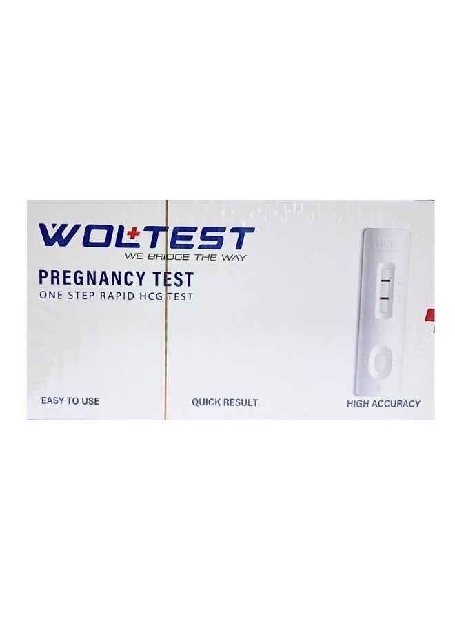 WOLAID Woltest One Step Hcg Pregnancy Test Cassette 