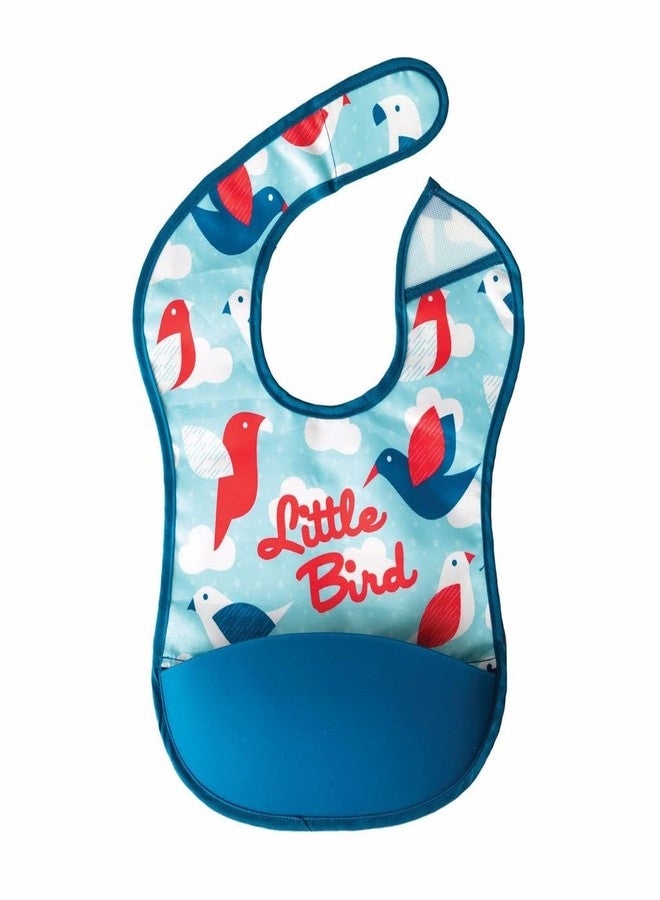 Tiny Twinkle Silicone Pocket Bib 2-Pack - Baby & Toddler Waterproof bib with Silicone Pocket, 6-24 Months (Little, Foodie, 2 Pack) - Image 2