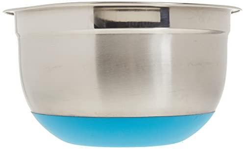 ExcelSteel 3-Quart Stainless Steel Non Skid Base Mixing Bowl - Image 2