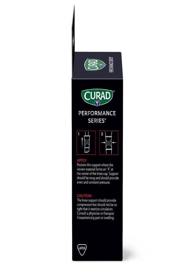 CURAD Performance Series IRONMAN Infrared Knee Support, Elastic Knee Sleeve for Pain Management, Compression Support for Recovery and Performance, Powered by CELLIANT Technology, Large/X-Large - Image 3
