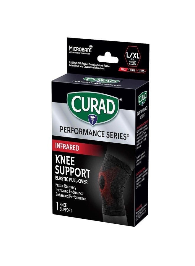 CURAD Performance Series IRONMAN Infrared Knee Support, Elastic Knee Sleeve for Pain Management, Compression Support for Recovery and Performance, Powered by CELLIANT Technology, Large/X-Large - Image 5