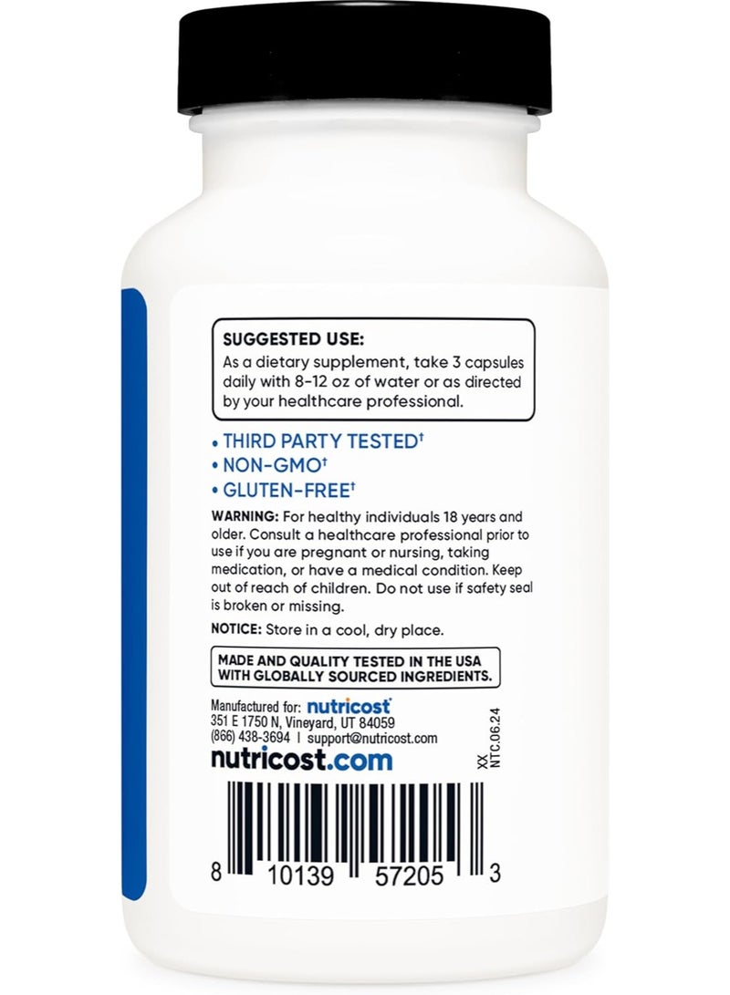 Nutricost Nitric Oxide Booster 90 Capsules - Image 4