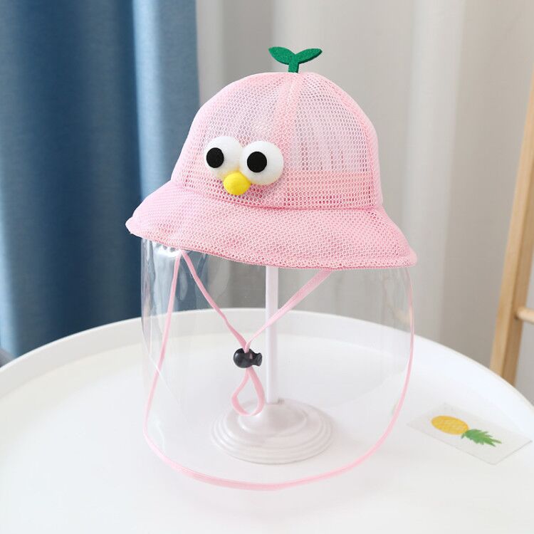 Baby Anti-droplet Cap Spring and Autumn Thin Baby Boys and Girls Detachable Epidemic Prevention Fisherman Cap Children's Mask Face Cover Protection - Image 1