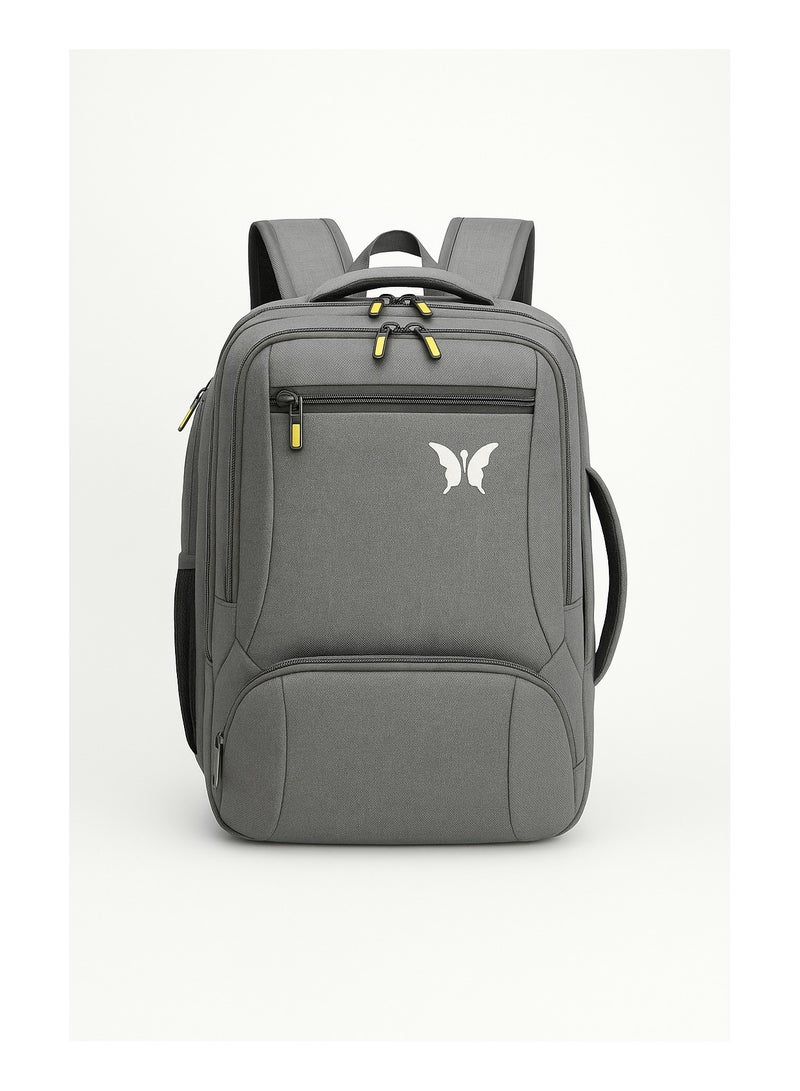 باترفلاي حقيبة ظهر قابلة للتحويل 3 في 1 للرجال والنساء – حقيبة يد، حقيبة كتف، وحقيبة ظهر للكمبيوتر المحمول – نايلون مقاوم للماء، سعة 30 لتر، باللون الأسود - Image 1