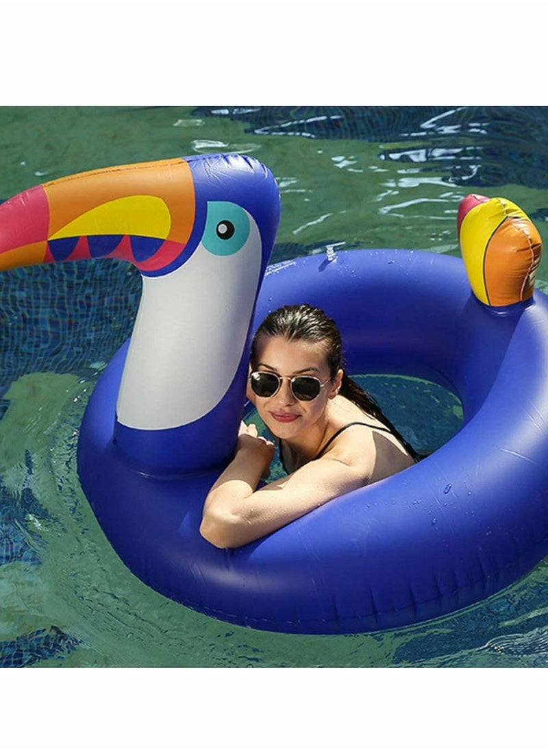 Excefore - Inflatable Swim Ring Bird Pool Rings Animal Floats Thickened Swimming Ring Water Supply Tool for Summer Beach Kids Adults - Image 1