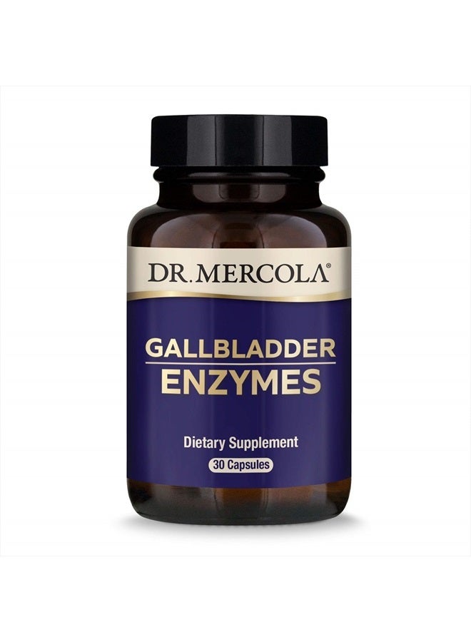 Dr. Mercola مكمل إنزيمات المرارة الغذائية، 30 حصة (30 كبسولة)، يدعم صحة الجهاز الهضمي، غير معدّل وراثيًا، خالي من الصويا، خالي من الغلوتين - Image 1
