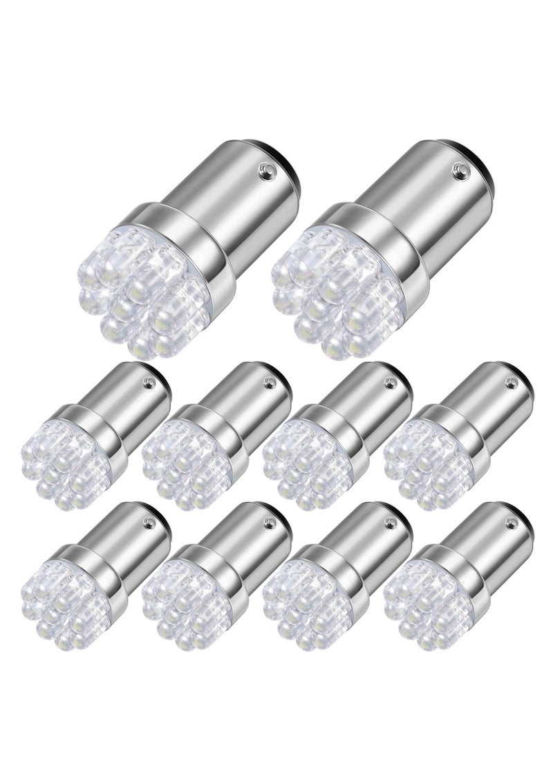 KASTWAVE - Marine LED Replacement Bulb, Boat Navigation Lights BA15D LED Bulb for Boat Lights Bow Stern Marine LED Replacement Boat Accessories Also suitable for motorcycle turn signals (12V 10 Pieces) - Image 1