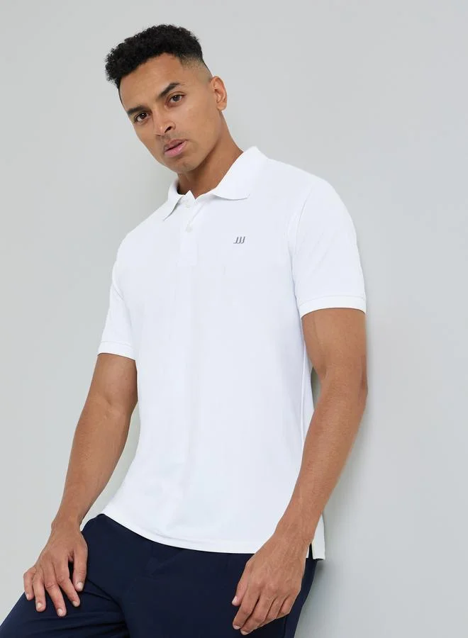 ستايلي Men Regular Fit Polo with Rib Collar