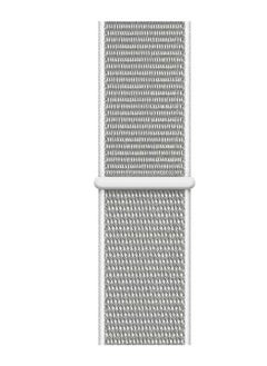 Nylon Replacement Band For Apple Watch Series 1/2/3/4/5 Seashell Silver