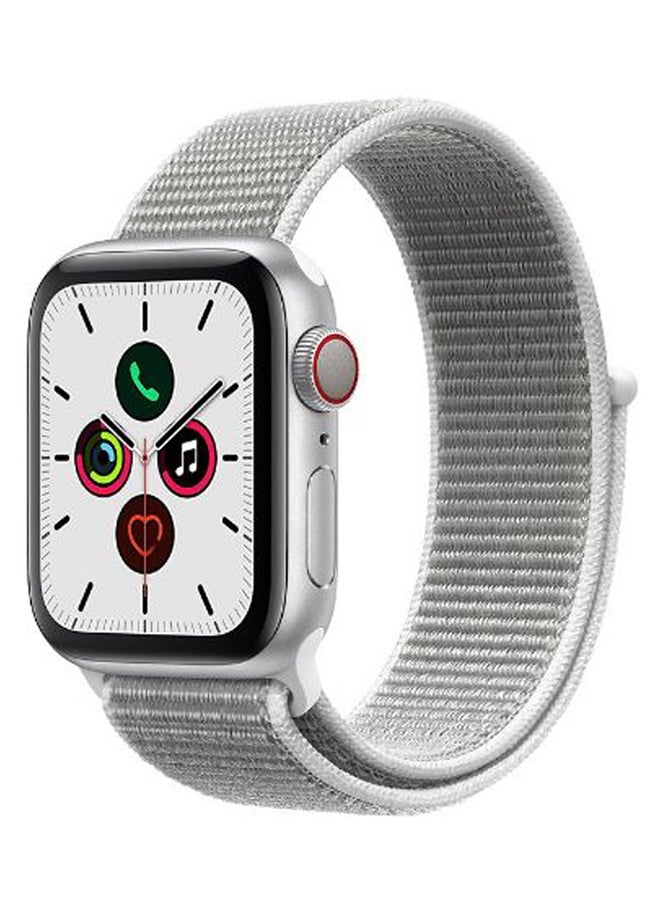 NIBEMINENT - Nylon Replacement Band For Apple Watch Series 1/2/3/4/5 Seashell Silver - Image 1