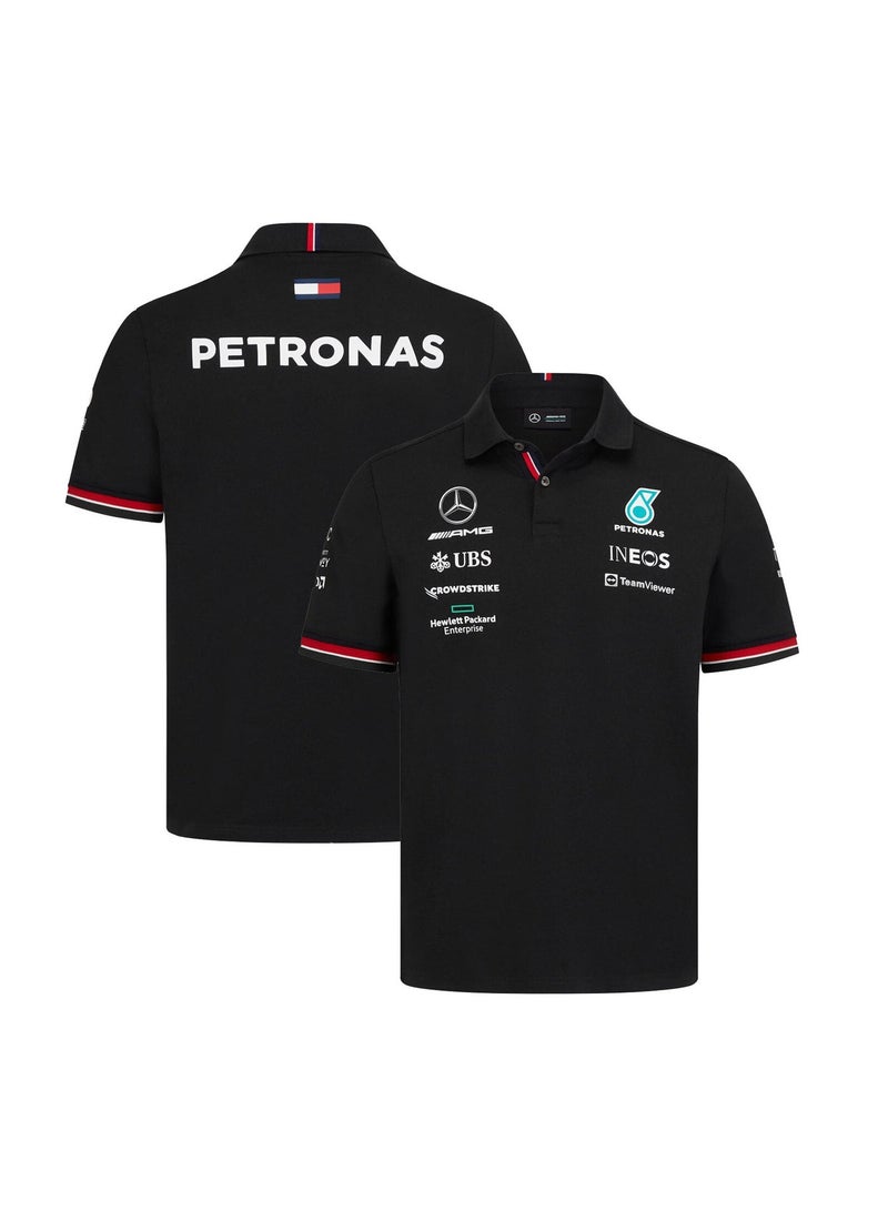 F1 Racing Team Mercedes Benz AMG Petronas Team Polo Size M For 73-83 Kg