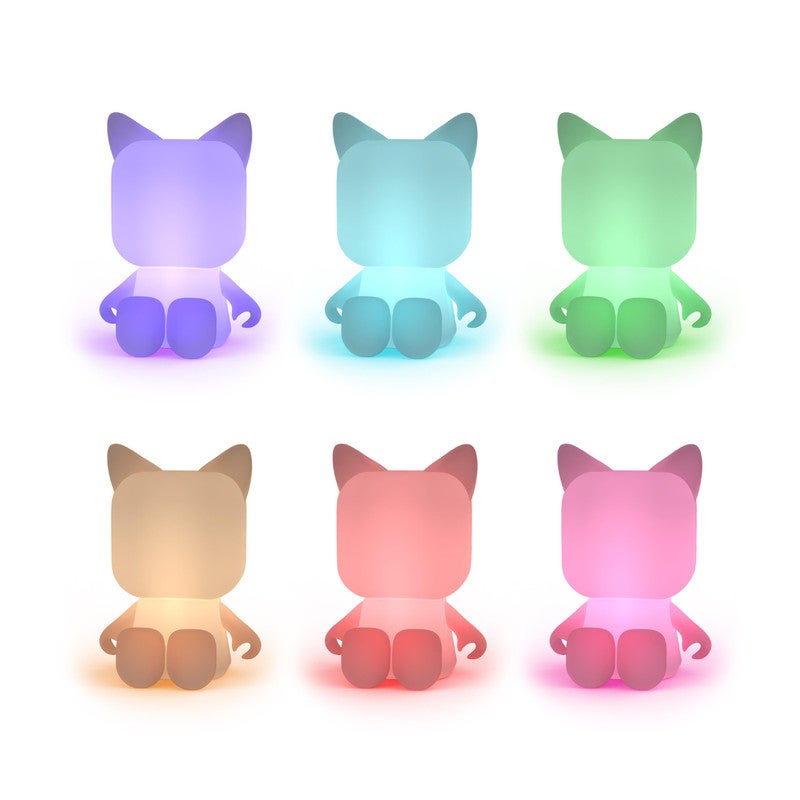 موب مصباح ليلي بشكل حيوانات بإضاءة هادئة مثالي لغرف الأطفال وسهولة الحمل والاستخدام - Image 4