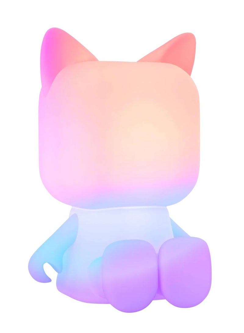 موب مصباح ليلي بشكل حيوانات بإضاءة هادئة مثالي لغرف الأطفال وسهولة الحمل والاستخدام - Image 1