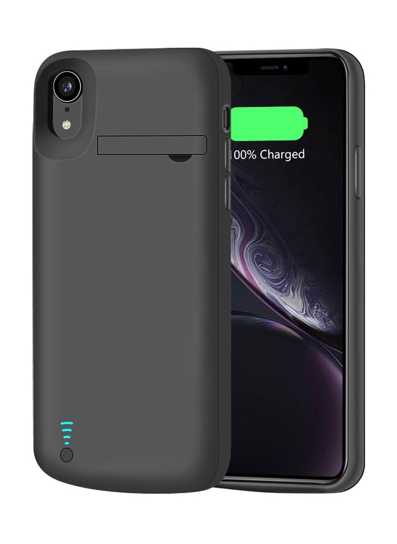 Generic - Battery Case Compatible iPhone XR,3200mAh Rechargeable Extended Battery Charging Case, External Battery Charger Case, Backup Power Bank Case, Support Wired Headphones (6.1 inch) - Image 1