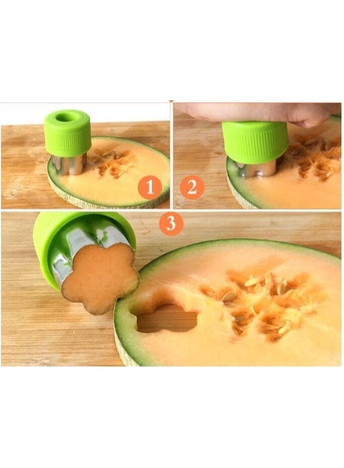 6 قطع من قوالب تقطيع الخضار، مجموعة قوالب الكوكيز والفطيرة الصغيرة والفاكهة، قطاعة طعام زينة للاطفال، ادوات الخبز والملحقات الغذائية، اكسسوارات الحرف اليدوية للمطبخ - Image 5