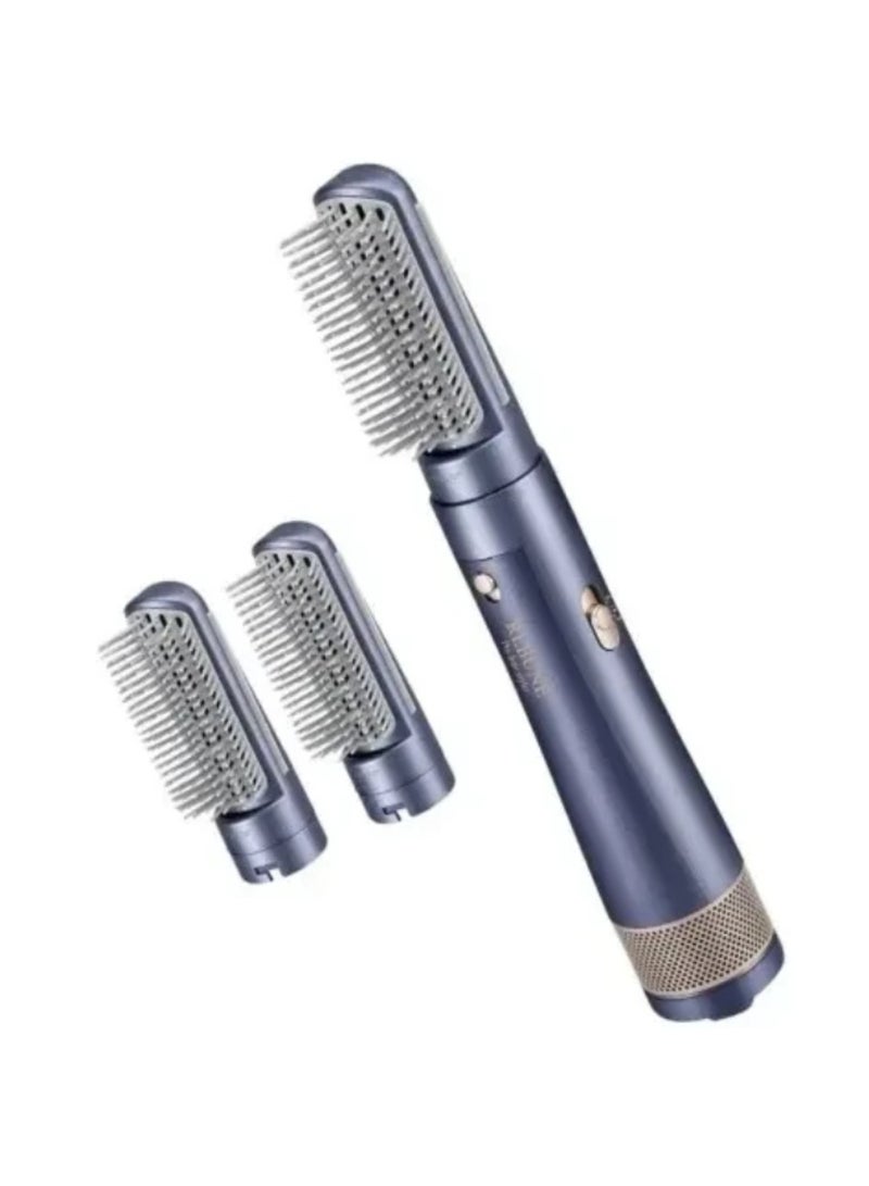 REBUNE Hair Dryer Developed With Ions, Two Heat And Cold Levels, 1200 Watts Blue - Image 2