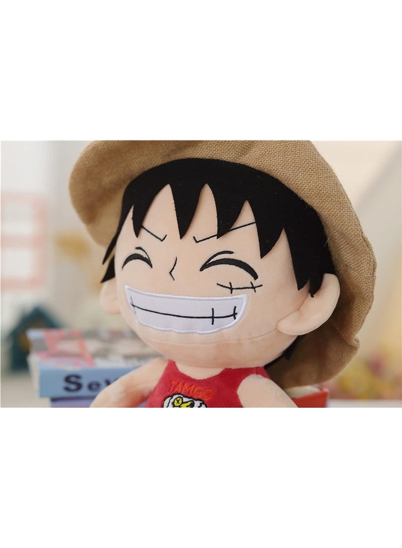 25cm Anime One Piece Cartoon Character Luffy Plush Toy Children's Birthday Gift - Image 4