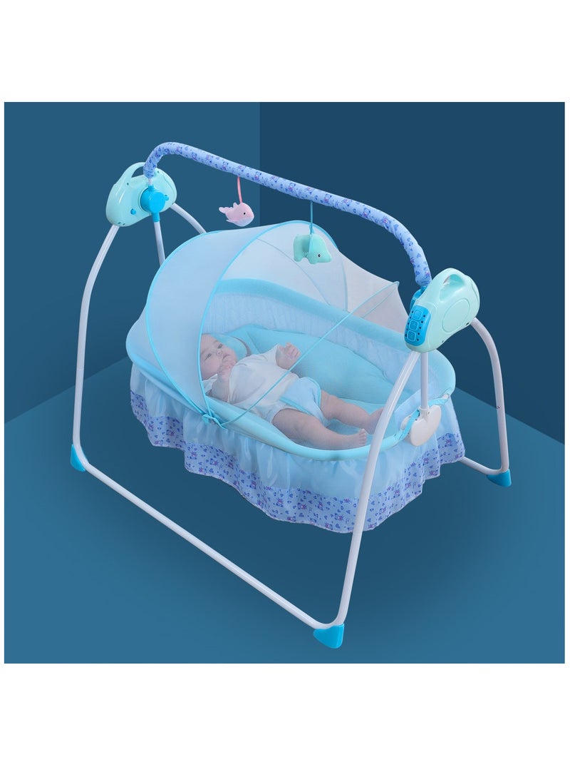 Arabest Electric Portable Baby Swing, Swings for Infants to Toddler with Intelligent Music Vibration Box, 0-12 Months, Folds Easy Travel  - Image 2