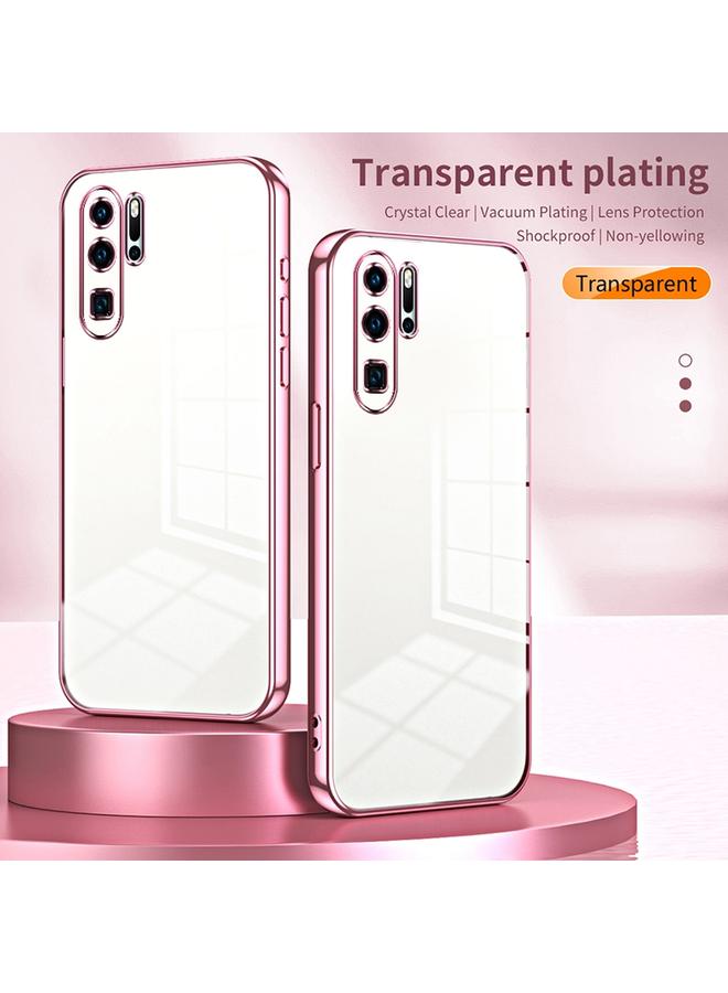 Zaboon Case For Huawei P30 Pro Transparent Plating Fine Hole Phone Case - Image 2
