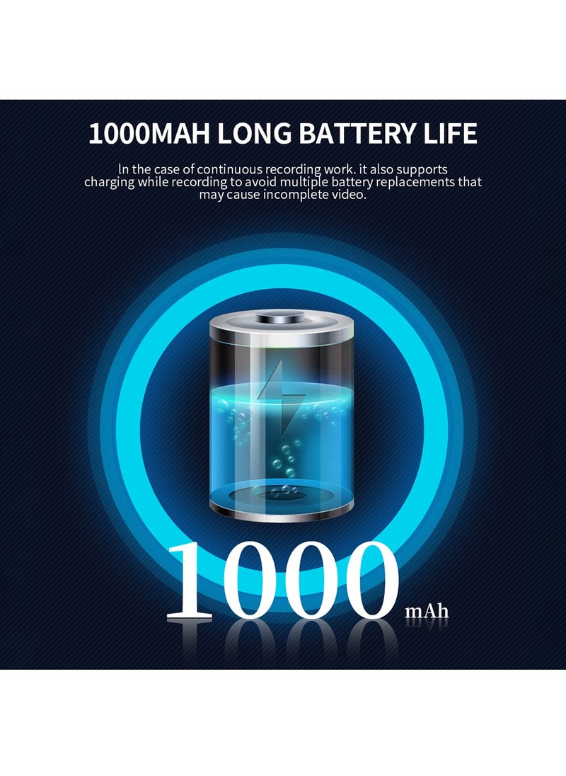 Generic - Arabic 4K Ultra HD Pocket Action Camera 270° Rotatable Vlog Wifi Mini Sports Cam Waterproof Case Helmet Travel Bicycle Driver Recorder (32GB) - Image 1