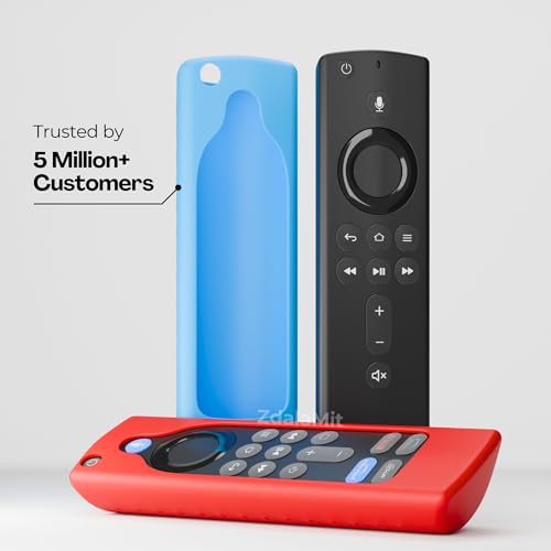 ZdalaMit Silicone Remote Cover Compatible with Amzon AIexa Voice FlRE TV Stick 2nd Generation & 3rd Generation (Not Included) (Blue) - Image 5