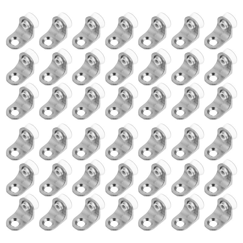 50pcs Glass Shelf Bracket Pegs: Cup Cabinet Shelf Brackets With Screws For Kitchen Bookcase Closet - Cupboard Fixing Holder - Image 4
