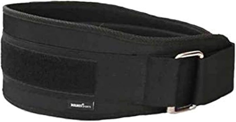 حزام رياضي لرفع الأثقال، طوله 130 سم، لونه أسود