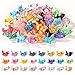 XIHIRCD 72pcs Mini Resin Axolotl 3 Styles Tiny Miniature Axolotl Figurines Small Rubber Axolotl Ornament Toy Little Animals Charms for DIY Craft Garden Landscape Dollhouse Potted Plant Decorations - Image 2