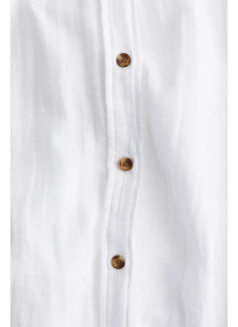 H&M MAMA Before & After Muslin shirt