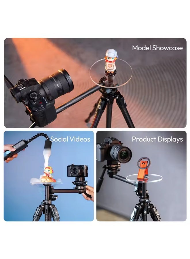 Ulanzi QT05 Small Nine Rotating 360 ° Camera Axis Product Shooting and Photography Platform Tray for Ulanzi JJ06 - Image 3