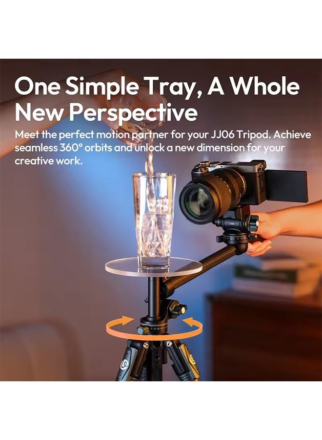 Ulanzi QT05 Small Nine Rotating 360 ° Camera Axis Product Shooting and Photography Platform Tray for Ulanzi JJ06 - Image 1