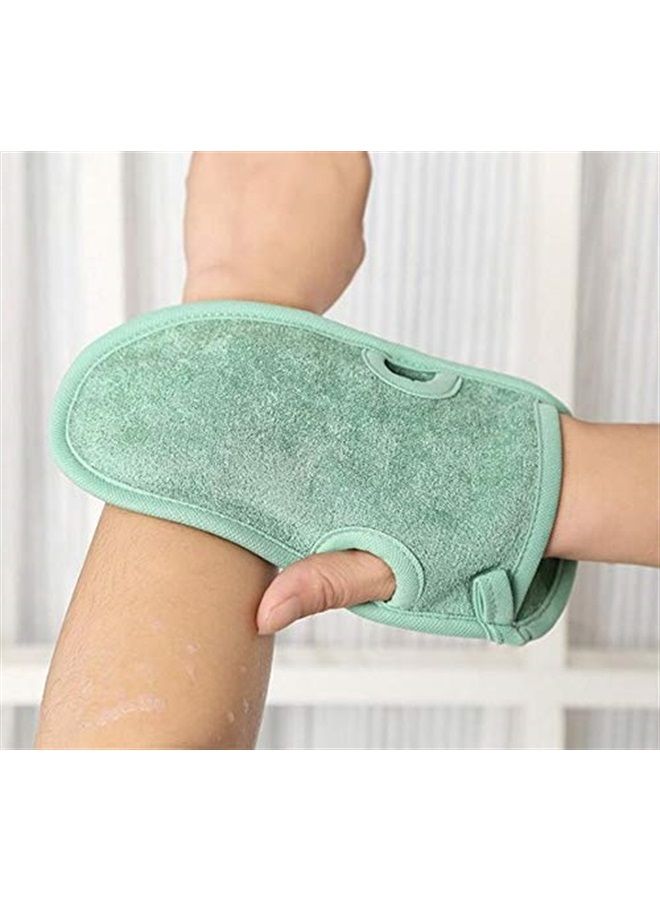 SYBL 3PCS Bathing Mittens Shower Soft Skin Care Face Body Wash Massage Spa Mitt for Adult and Kids(Color Random) - Image 1