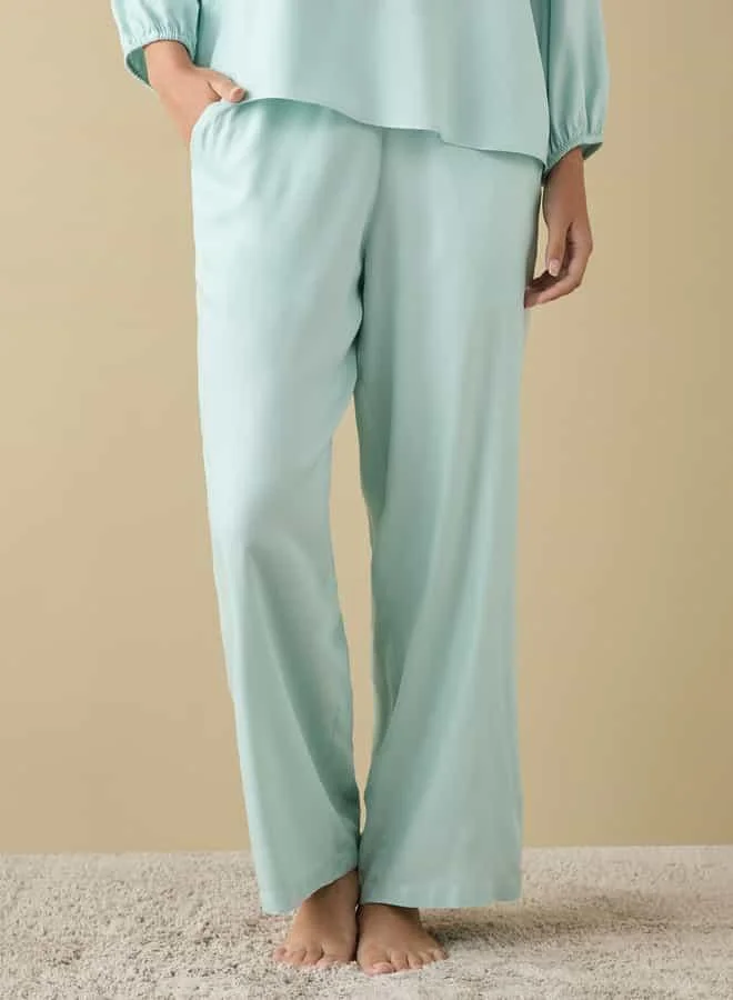 Splash FAV Embroidered Long Sleeves Top and Pyjama Set
