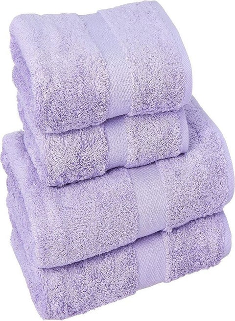 Towel Set 4 Pieces 50×100 &  70×140lavender