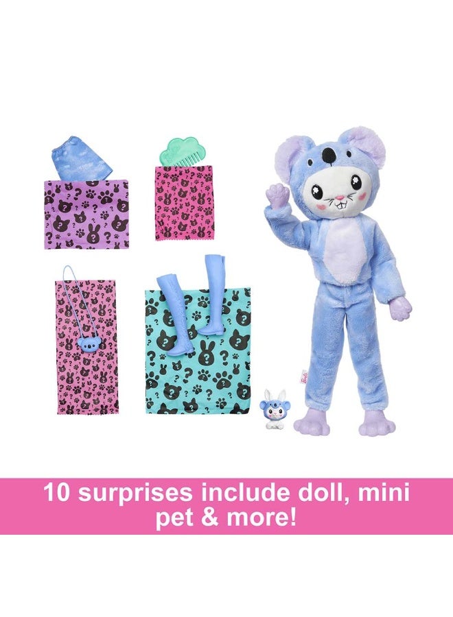 Barbie Cutie Reveal Doll Bunny Koala Pet 10S - Image 1