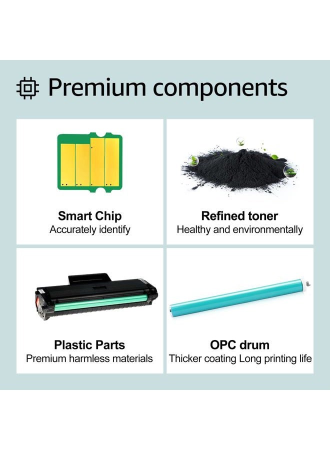 GREENCYCLE Compatible Toner Cartridges Replacement for Samsung MLT-D104S MLT-D104L High Yield For Ml1665 Ml1660 Ml1865w Printer (Black,2 Pack) - Image 4