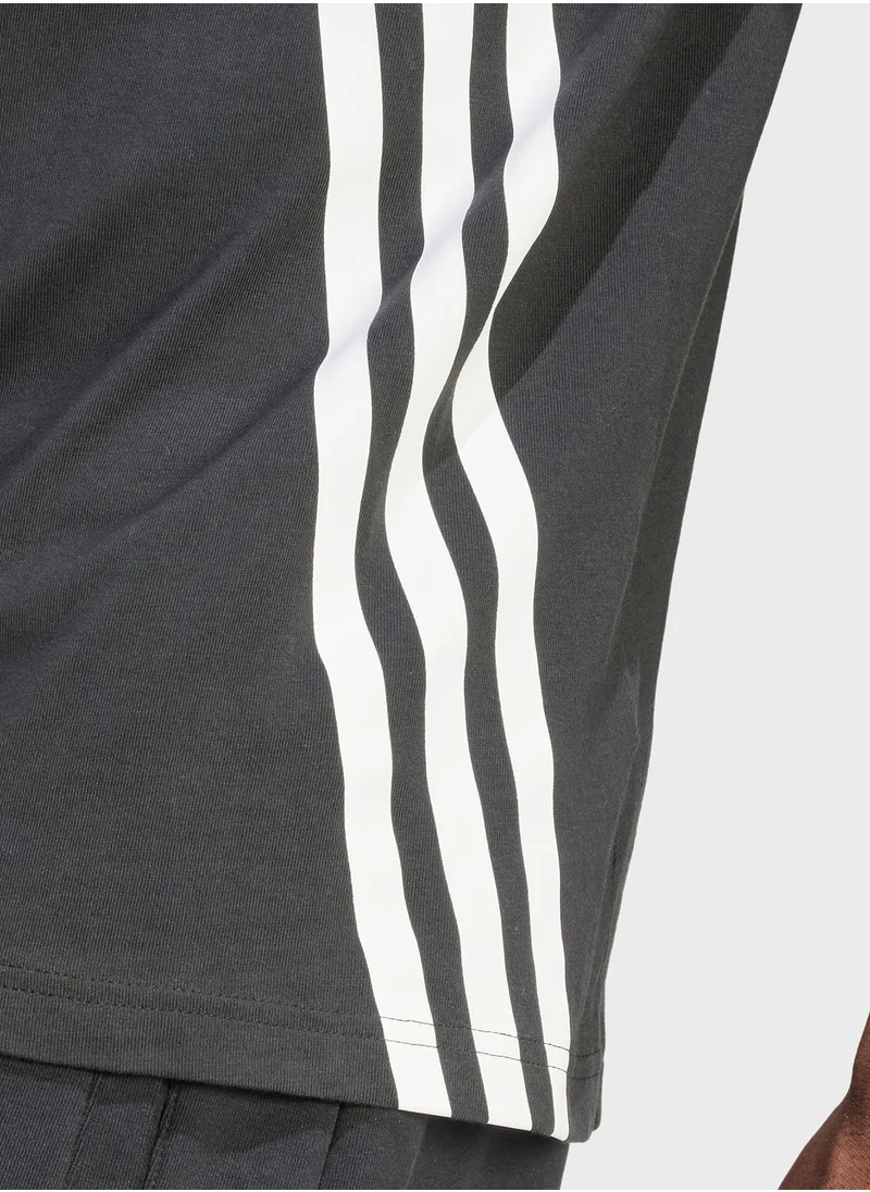 Adidas Future Icon 3 Stripe T-Shirt