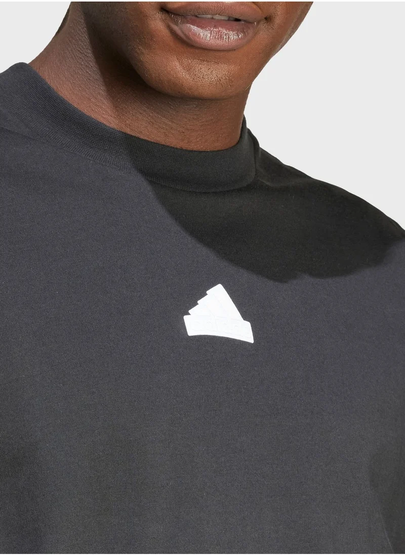 Adidas Future Icon 3 Stripe T-Shirt