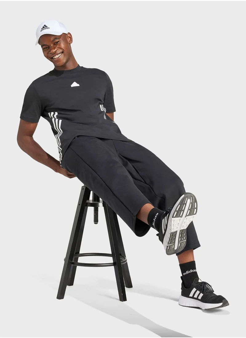Adidas Future Icon 3 Stripe T-Shirt