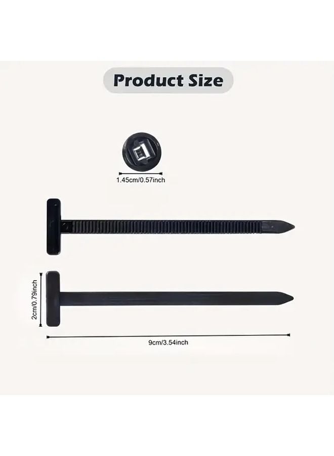 50pcs Heavy Duty Nylon Cable Ties With Locking Mechanism Self Locking Fasteners For Automotive Outdoor Multipurpose - Image 4