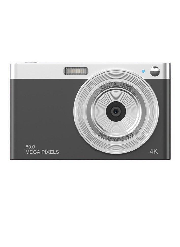 Generic Compact 4K Digital Camera Video Camcorder 50MP 2.88Inch IPS Screen Auto Focus 16X Zoom Anti-shake Face Detact Smile Capture Built-in Flash with 32G Memory Card  - Image 1