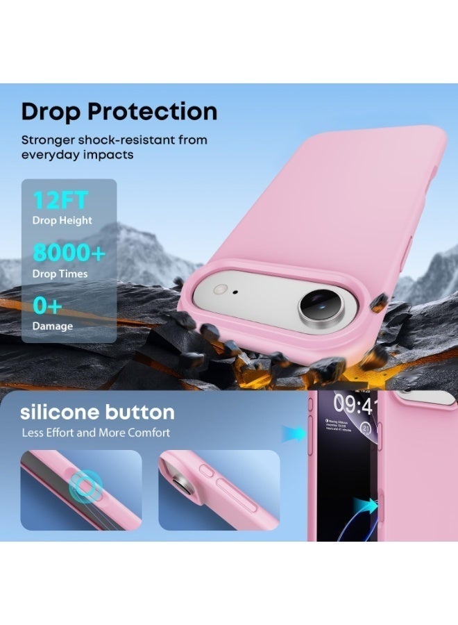 Raxoom iPhone 17 Air Smooth Liquid Silicone Soft Cover | Shockproof Protective Phone Case with Microfiber Lining | Slim Lightweight Anti-Scratch Back Cover for iPhone 17 Air 6.5-Inch - Image 3