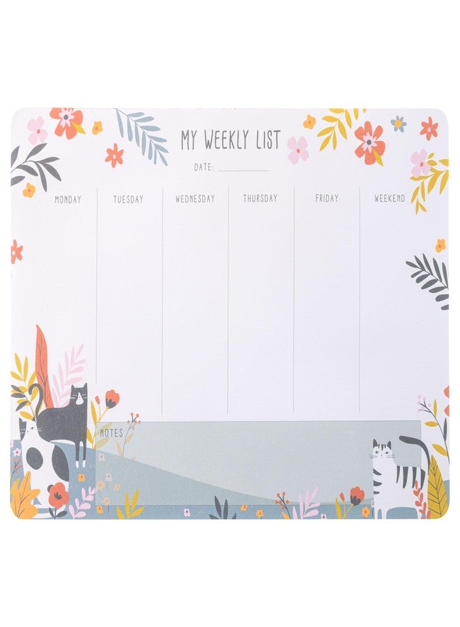 Karma Tear Off Notepad - 54 Undated Weekly Sheets Daily To Do List, Desk Planner - Image 1