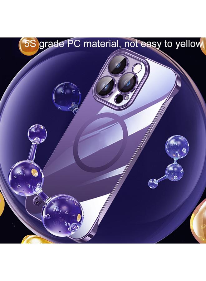 Zaboon Case For iPhone 13 Pro Electroplating Frameless Magsafe Magnetic PC Phone Case - Image 5