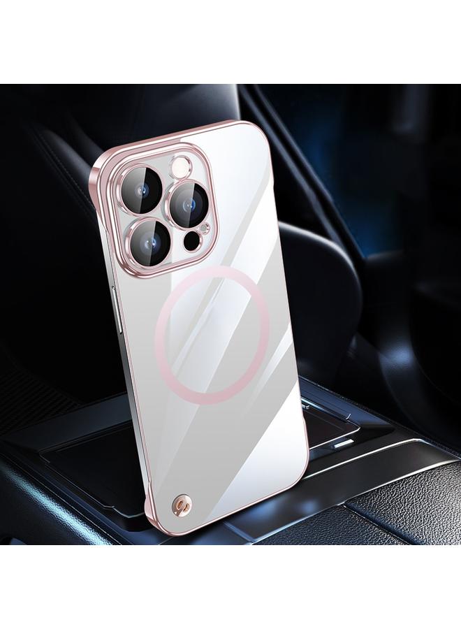 Zaboon Case For iPhone 13 Pro Electroplating Frameless Magsafe Magnetic PC Phone Case - Image 2