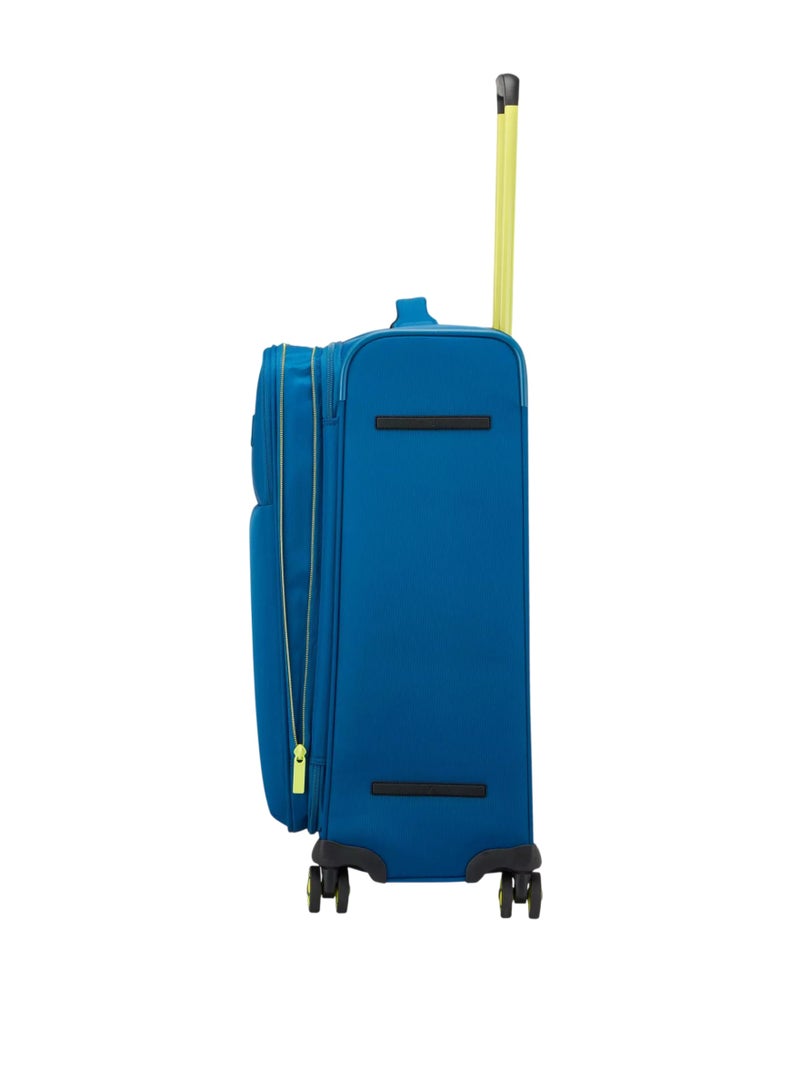 Roncato Fabric Trolley 3 Piece Luggage Set 415350-3P Expandable Soft Suitcase Set with TSA Lock & 4 Double Spinner Wheels - Image 3