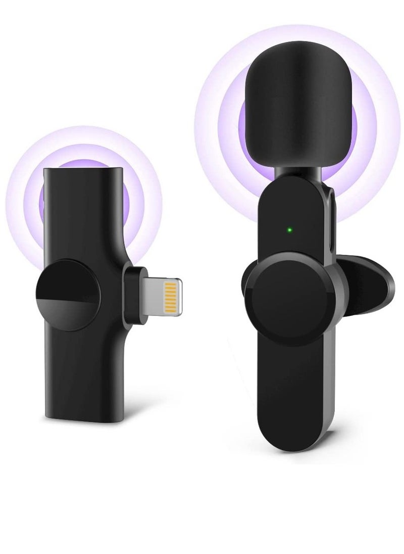ELTRAZONE Wireless Lapel Lavalier Microphone for iPhone iPad Recording,YouTube Facebook Live Stream,Vlog, Auto-Sync Wireless Mic with 2 Clips  - Image 1