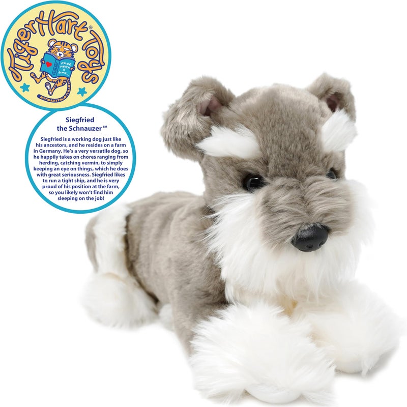 TigerHart Siegfried The Schnauzer - 13 Inch Stuffed Animal Plush - Image 4