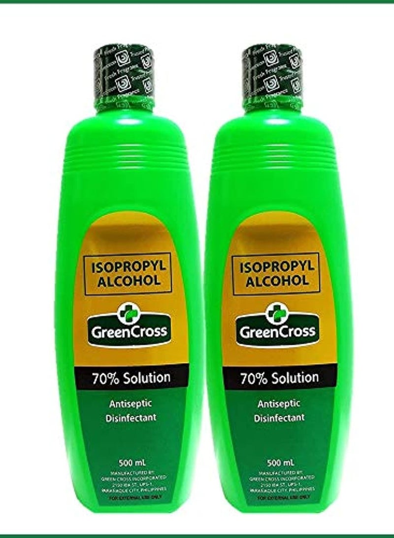 جرين كروس مطهر كحول الأيزوبروبيل 500 مل (عبوة من قطعتين) - Image 1